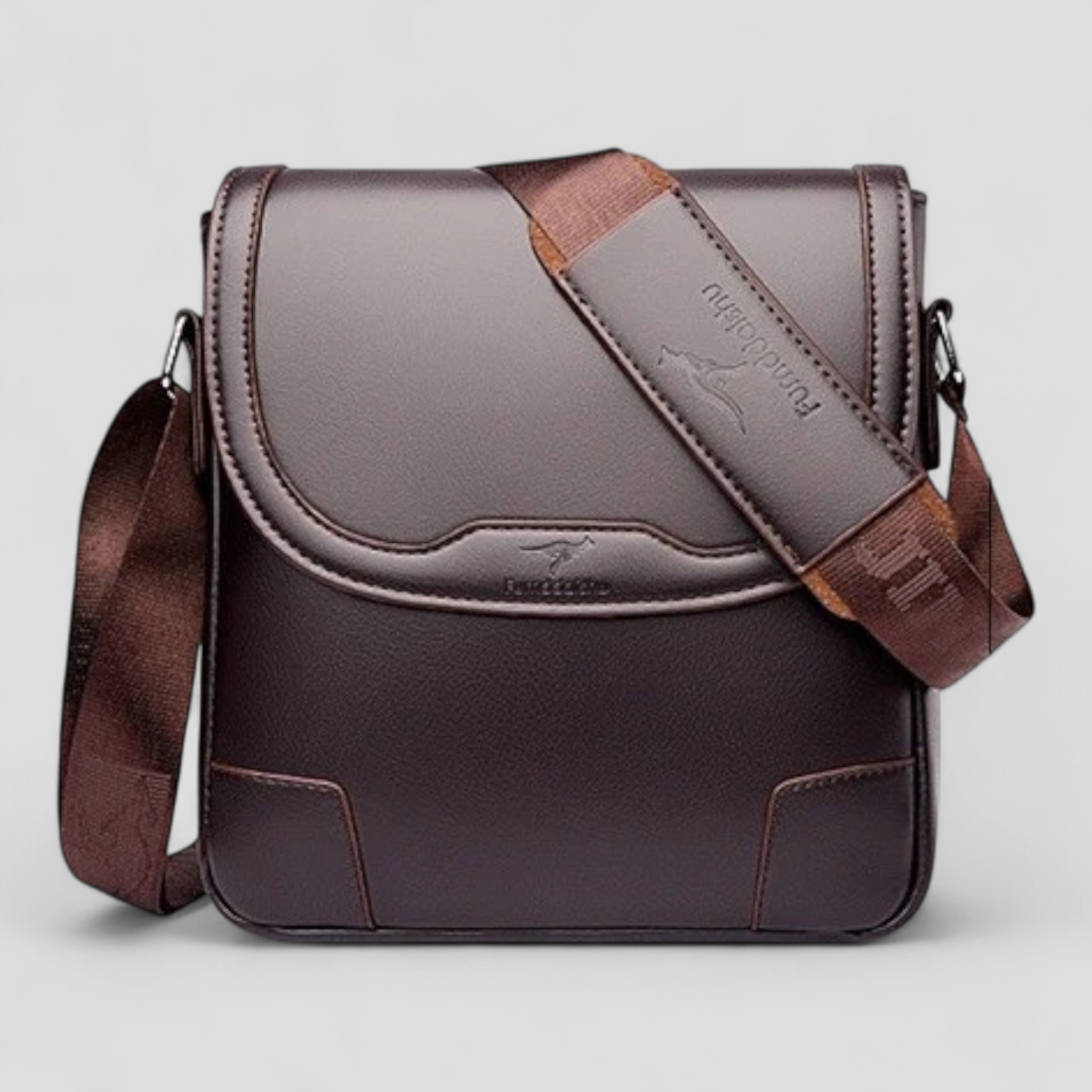 Vance | Luxe Læder Skuldertaske – Stilfuld, Kompakt & Praktisk - Brun - bags - {{ product_tags }