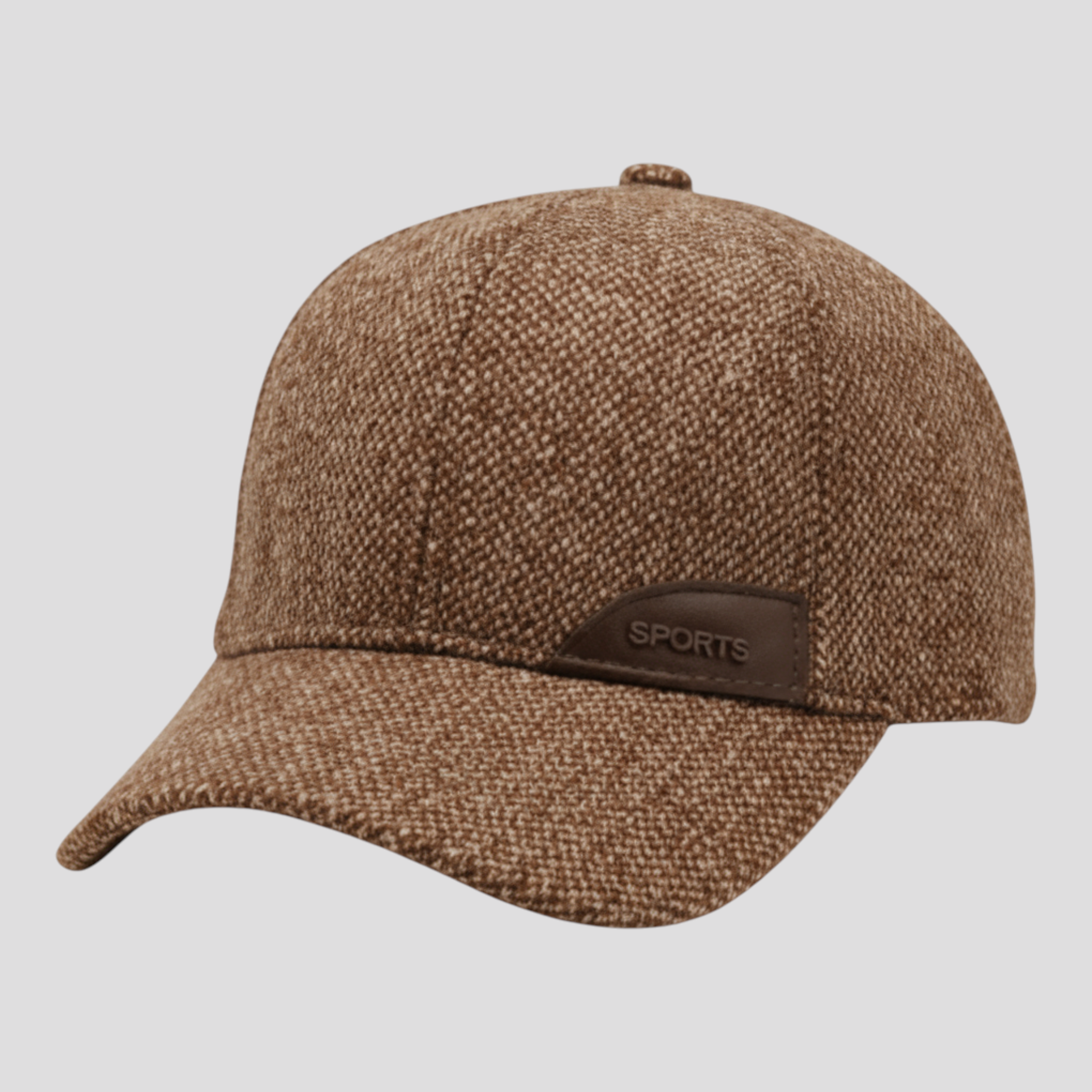 Max | Vintage Baseballcap - Stilet Varm og Ørebeskyttelse - Khaki 56-61cm - winter - {{ product_tags }