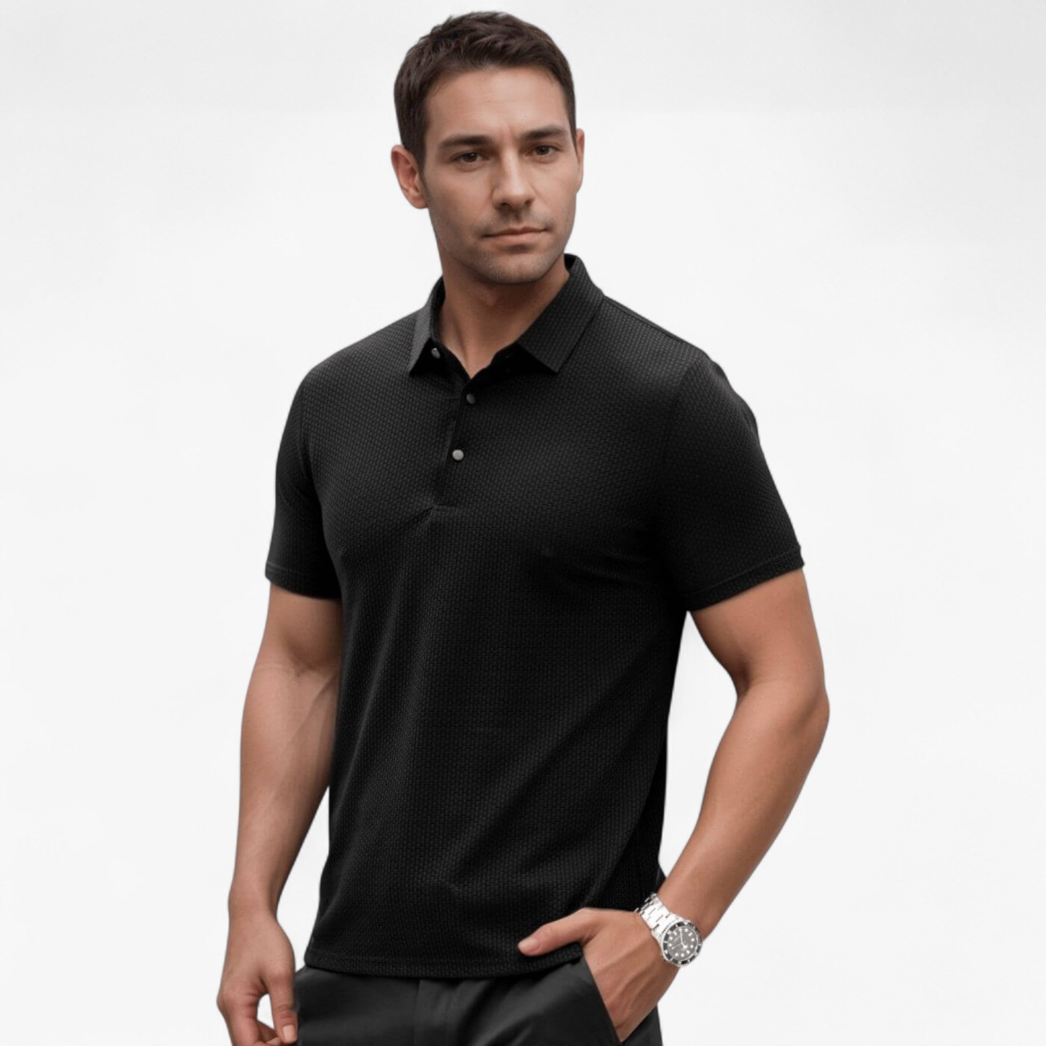 Bruno | Åndbar Polo - - men's fashion - {{ product_tags }