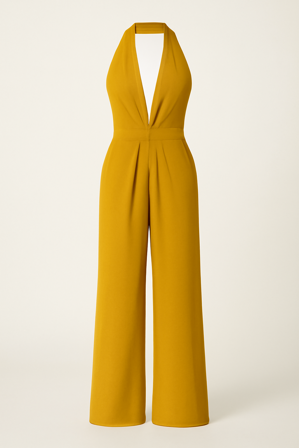 Sadie - Elegant jumpsuit med amerikansk halsudskæring og bredbejnede bukser - Gul - Sadie - Elegant jumpsuit med amerikansk halsudskæring og bredbejnede bukser - €25 - {{ product_tags }