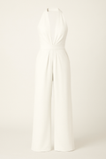 Sadie - Elegant jumpsuit med amerikansk halsudskæring og bredbejnede bukser