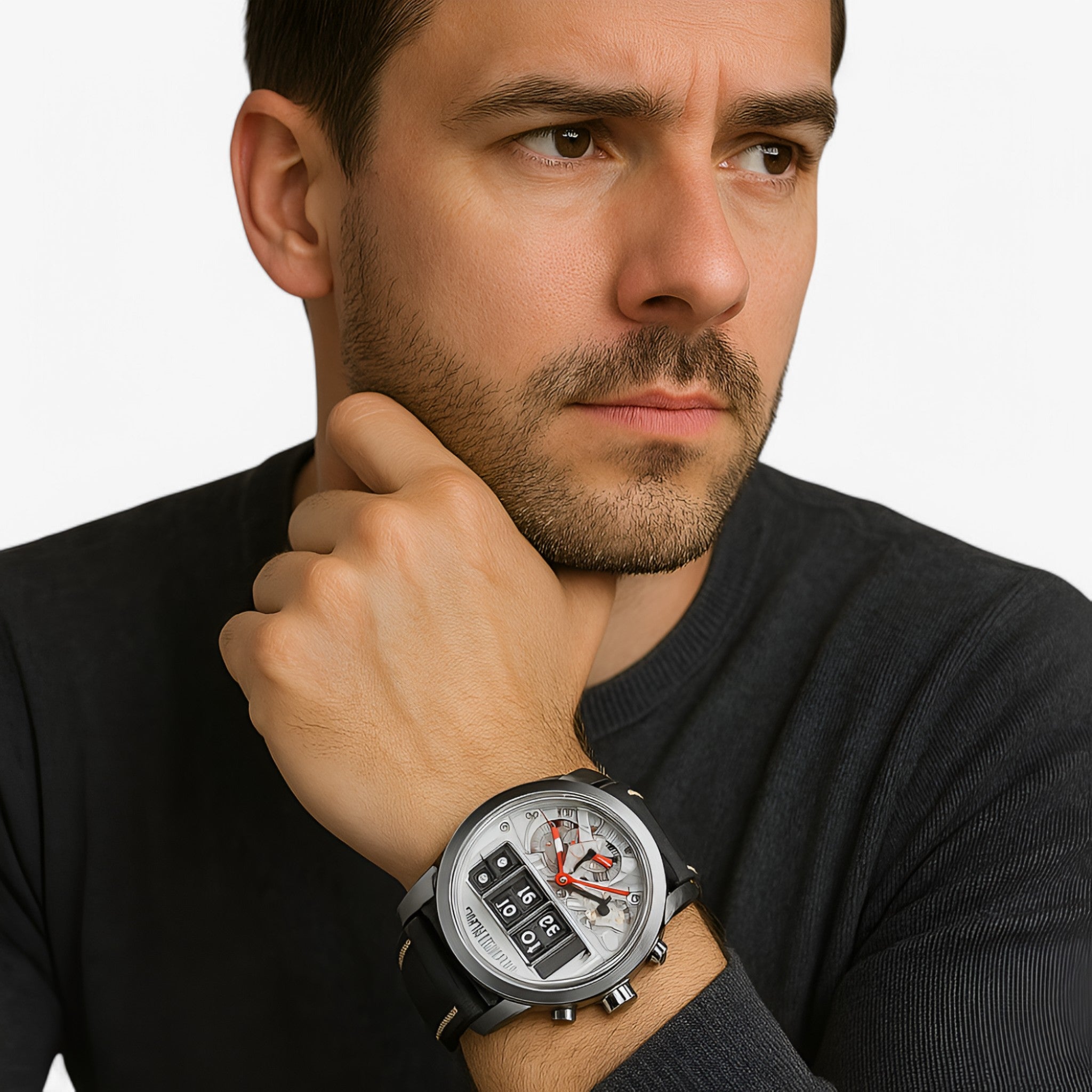 Sami | Militær ur med roterende dato - - watches - {{ product_tags }