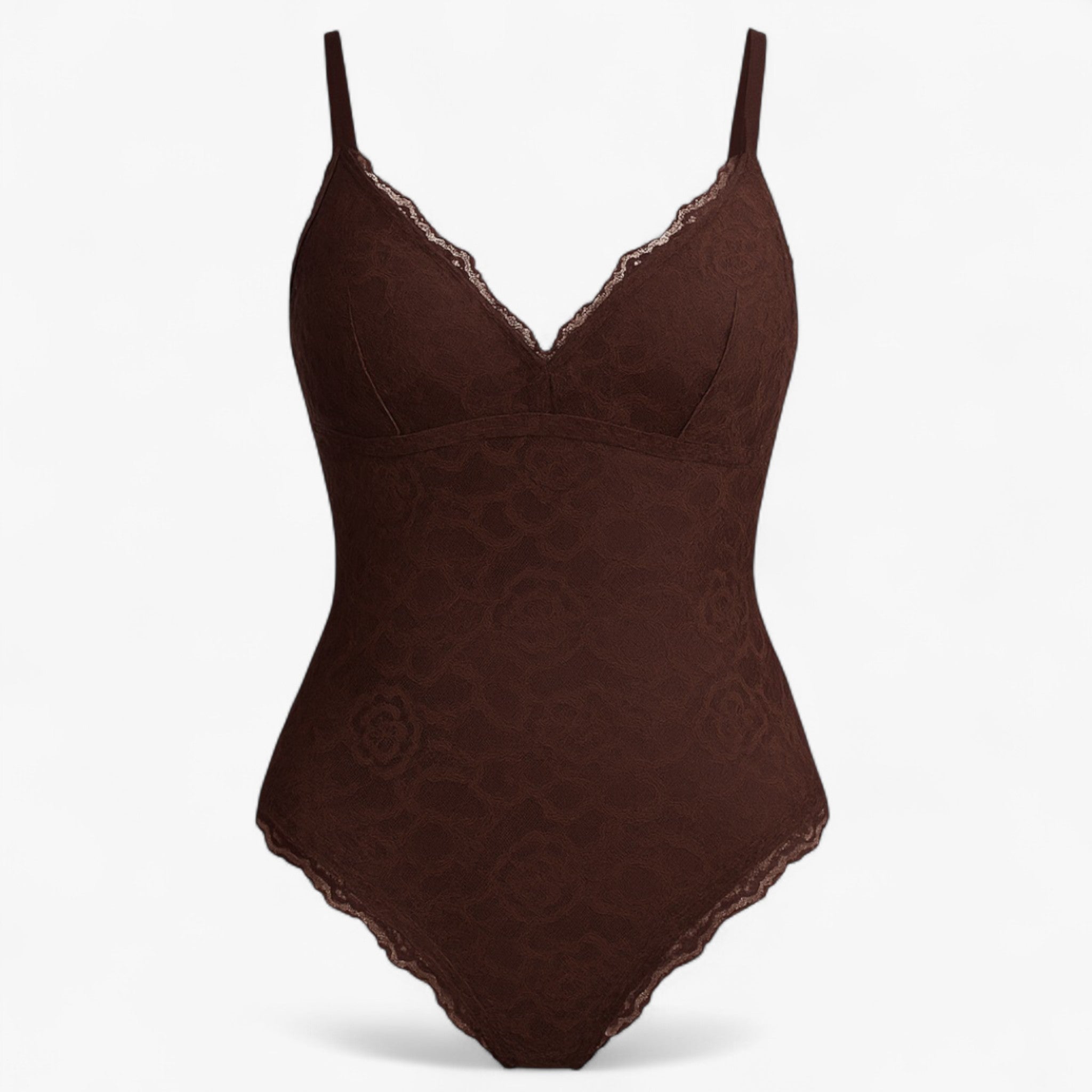 Vivian | Der Popilush Spidsoverall fremhæver hver kurve i enhver nuance - Brun - women's fashion - {{ product_tags }
