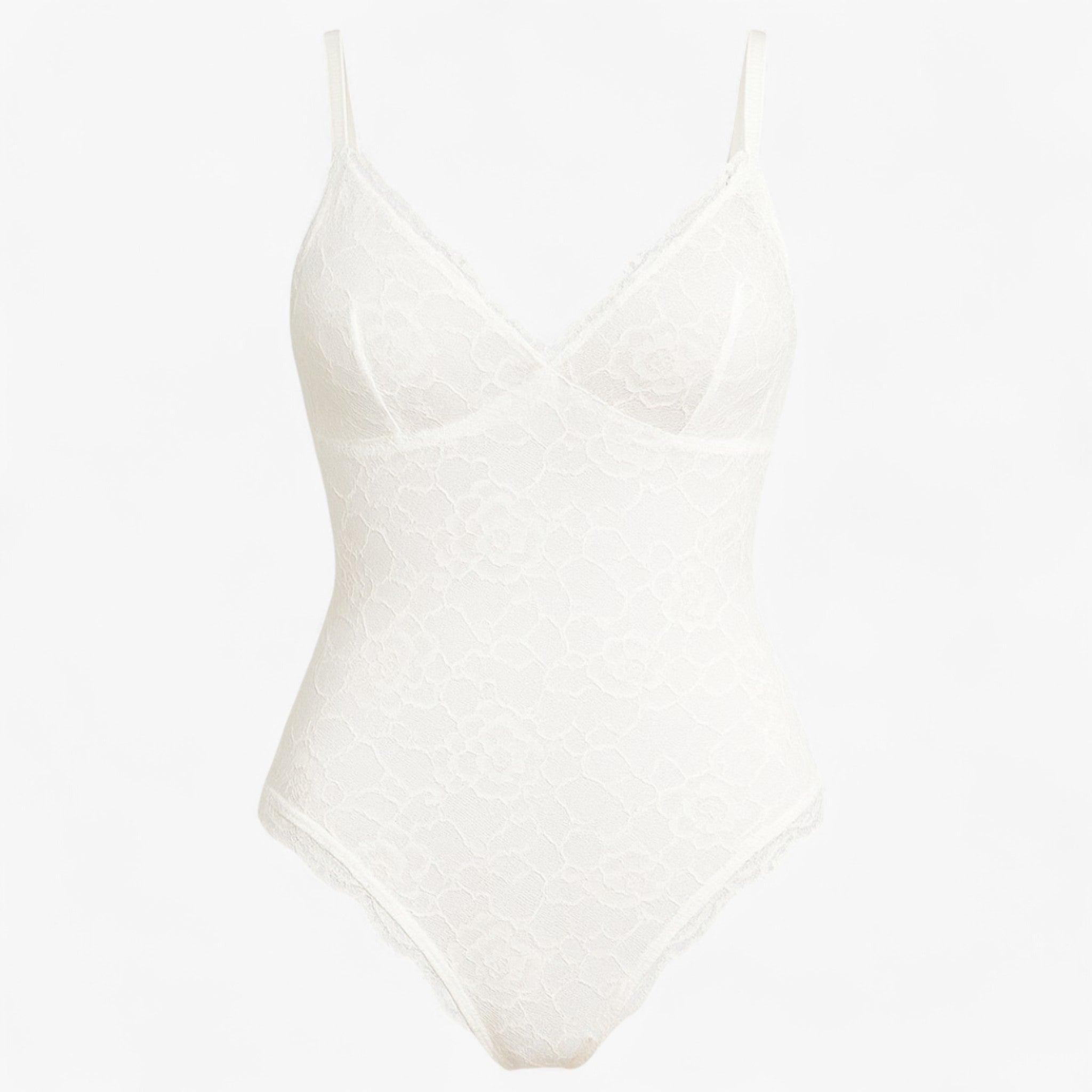 Vivian | Der Popilush Spidsoverall fremhæver hver kurve i enhver nuance - Hvid - women's fashion - {{ product_tags }