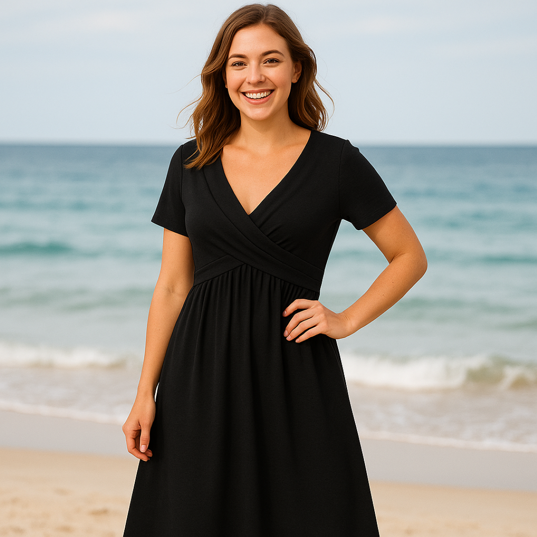 Dalia | Lockeret Wickelkjole: enkel elegance til enhver lejlighed - - women's fashion - {{ product_tags }