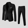 Elegant Slim-Fit Herrejakkesæt til Bryllup og Formelle Anledninger