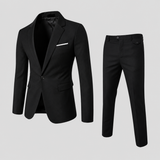 Elegant Slim-Fit Men's Suit for Weddings and Formal Occasions