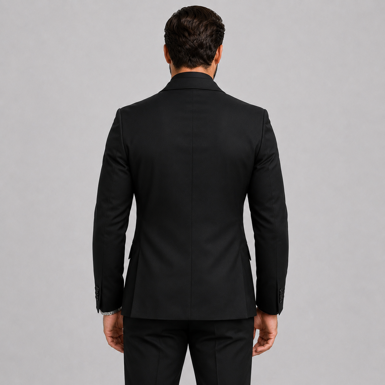 Elegant Slim-Fit Herrejakkesæt til Bryllup og Formelle Anledninger