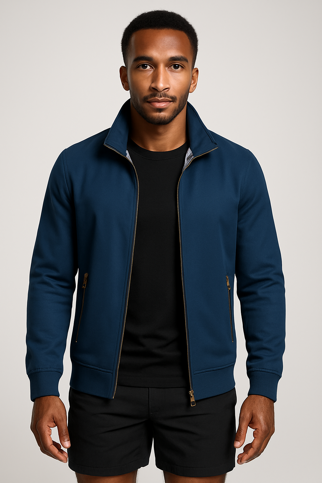 Gabriel | Herre jakke med lynlås – Elegant urban stil - - men's fashion - {{ product_tags }