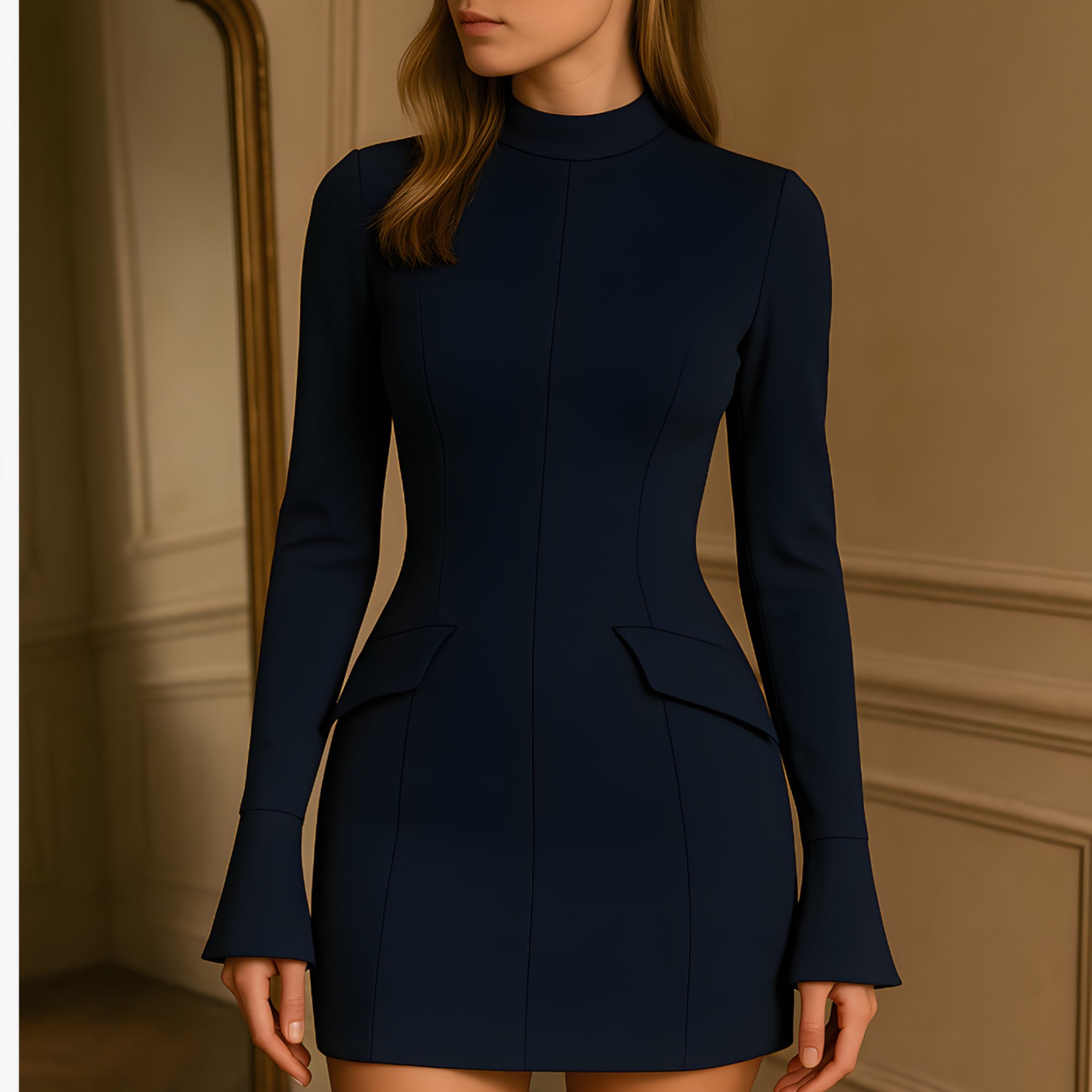 Fallon | Elegant skulptureret kjole - - women's fashion - {{ product_tags }