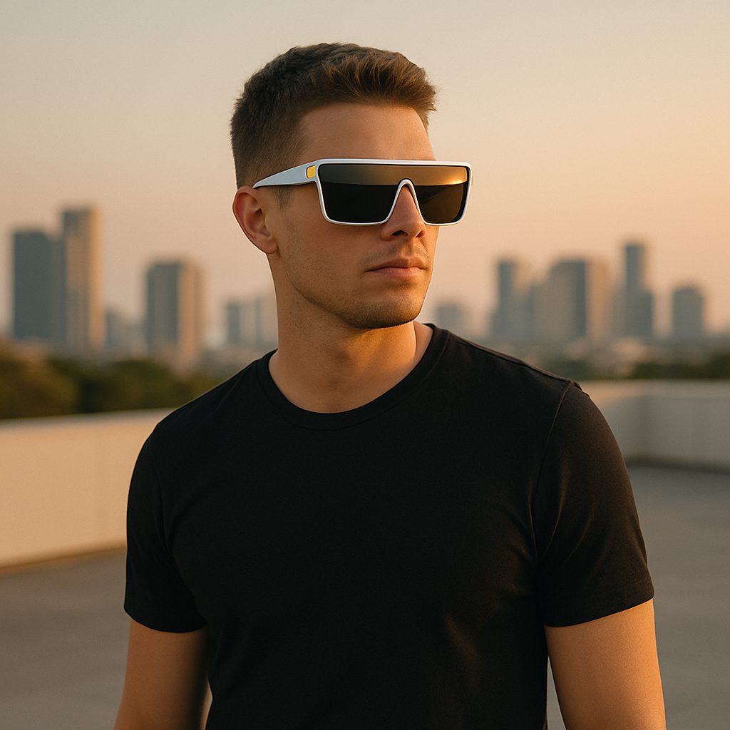 Eldar | Luksus monobloc solbriller - - men's fashion - {{ product_tags }