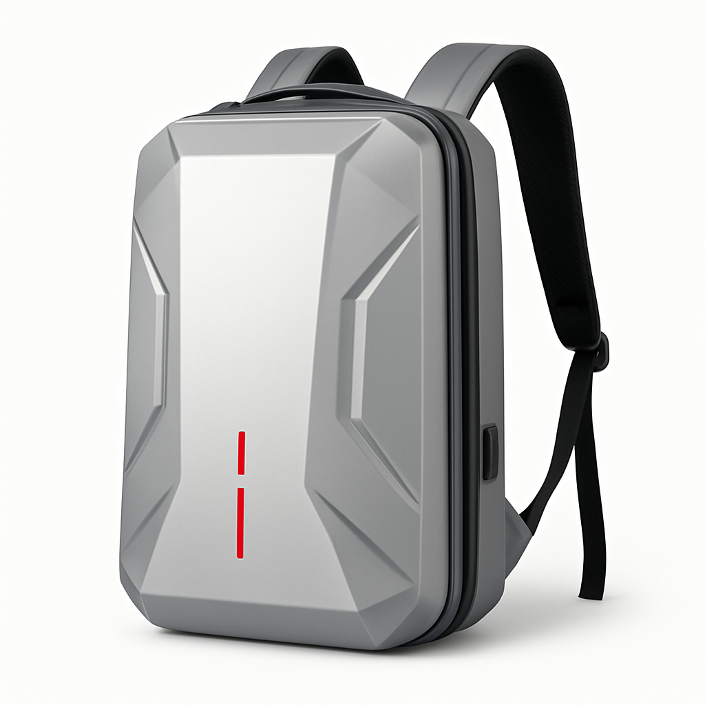 Levi | Vandtæt gaming rygsæk med hårdt skal - Hvid - bags - {{ product_tags }