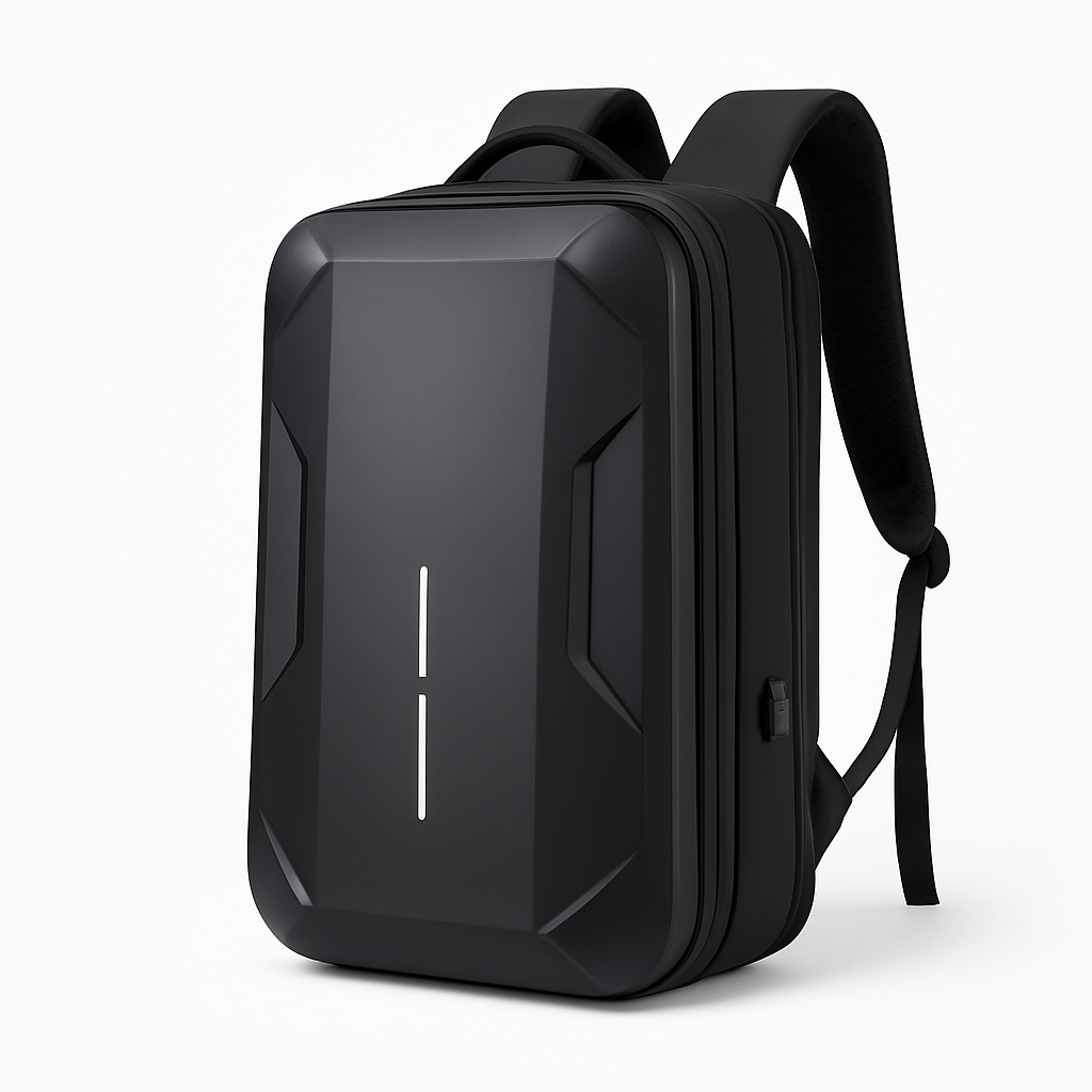 Levi | Vandtæt gaming rygsæk med hårdt skal - Sort - bags - {{ product_tags }