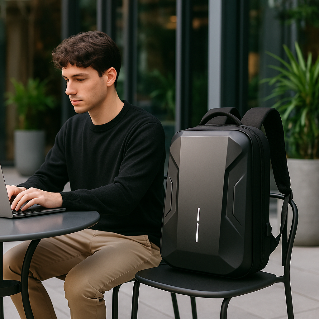 Levi | Vandtæt gaming rygsæk med hårdt skal - - bags - {{ product_tags }
