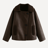 Elina | Jacket in faux leather with a bold and feminine look