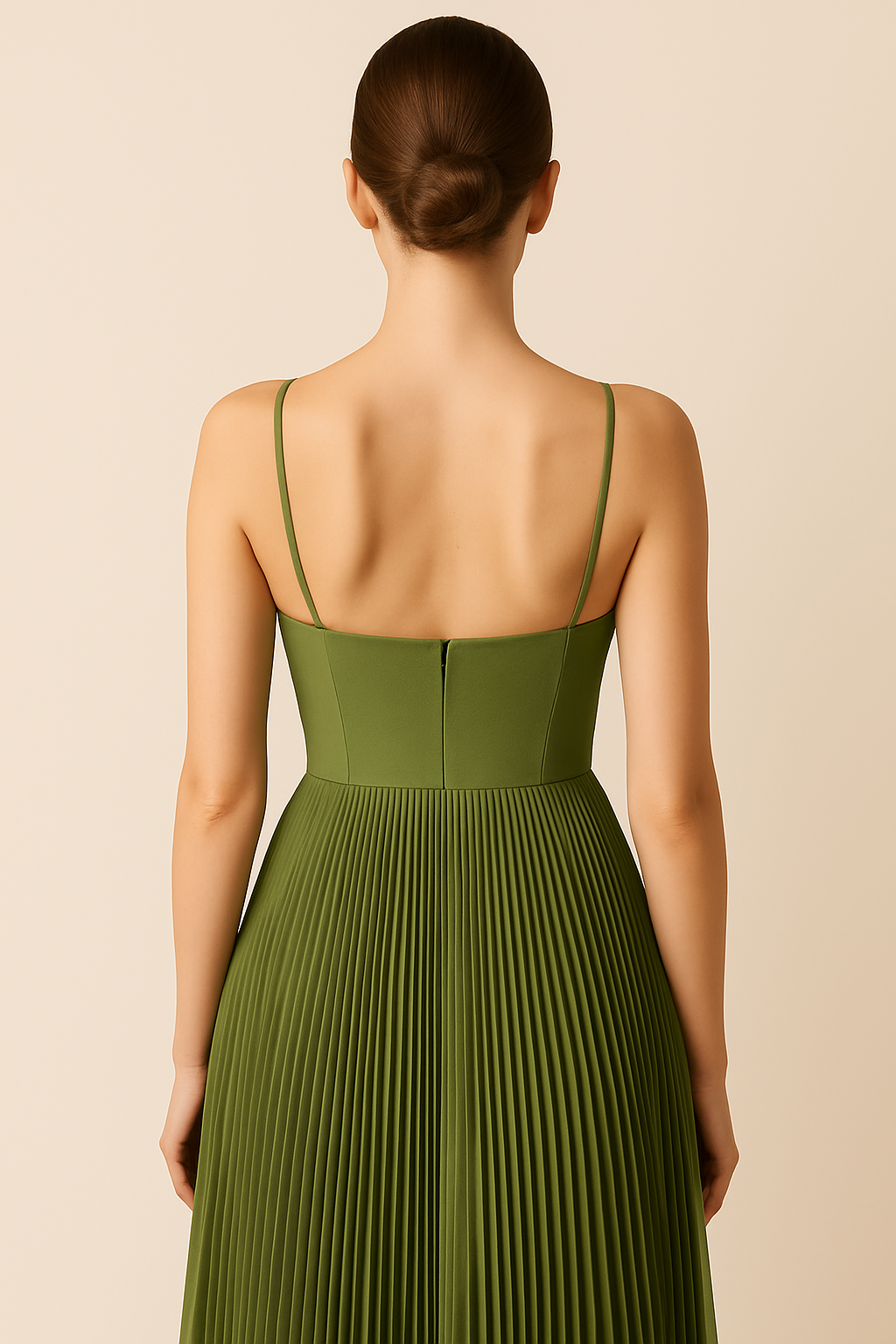 Elena | Plisseret kjole med tynde stropper - - women's fashion - {{ product_tags }