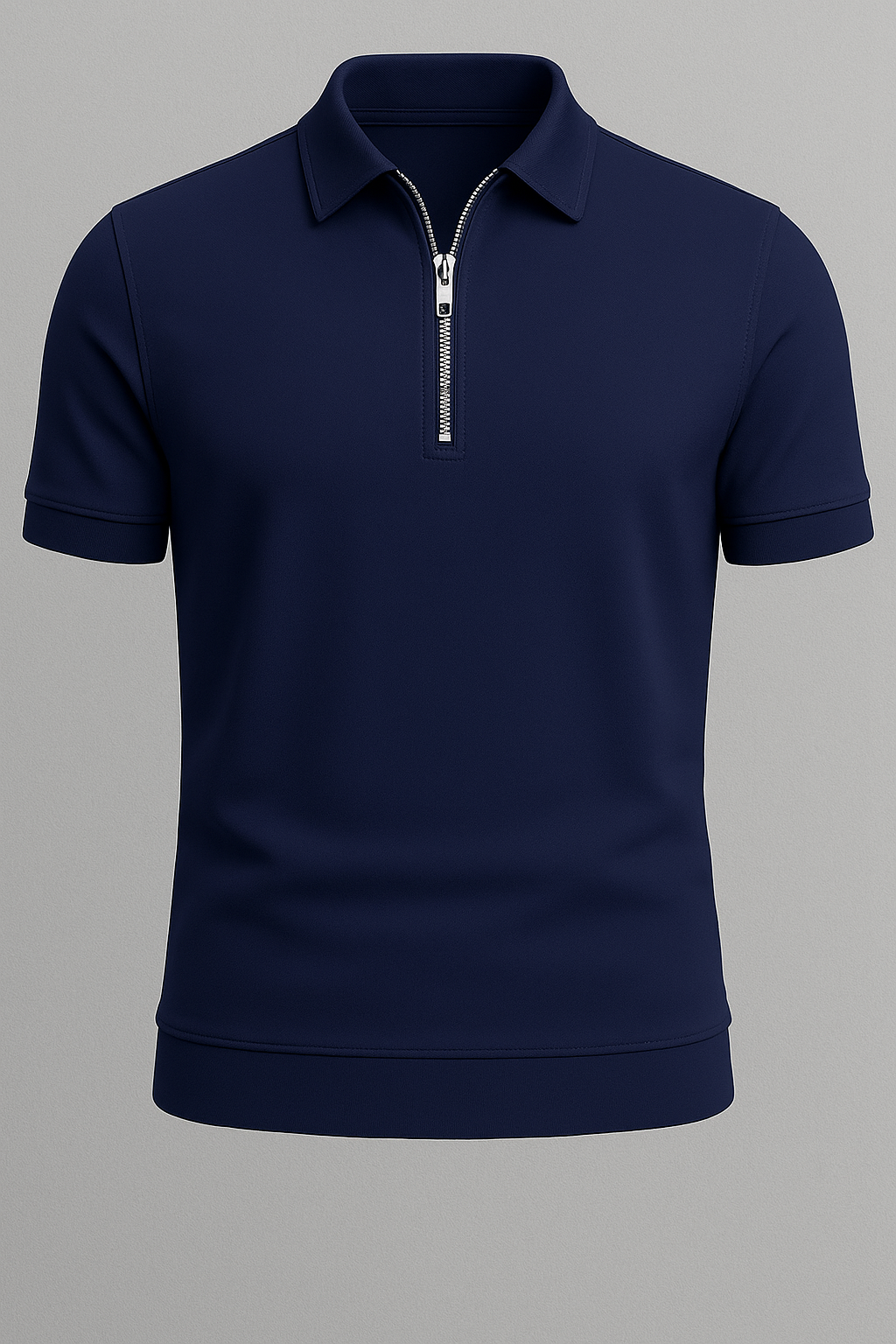 Ruben | Zip Polo – Ren lining og moderne snit - Marine - Ruben | Zip Polo – Ren lining og moderne snit - €25 - {{ product_tags }