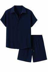 Jenson | Striped summer suit with matching shirt and pants