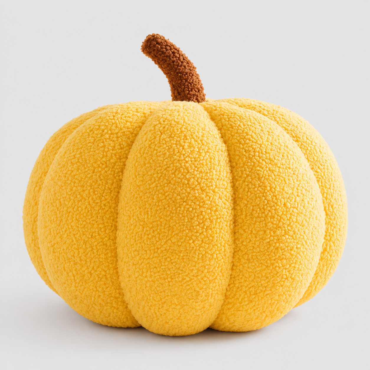 Græskarpude i plys - Hyggelig indretning til efterår og fest - Gul - Gifts – Seasonal – Halloween - {{ product_tags }