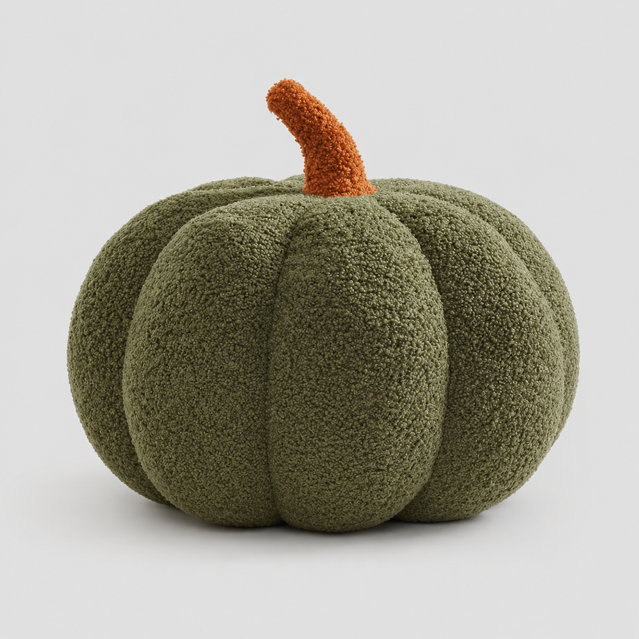 Græskarpude i plys - Hyggelig indretning til efterår og fest - Grøn - Gifts – Seasonal – Halloween - {{ product_tags }