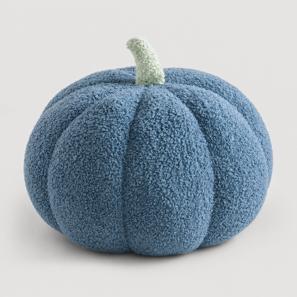 Græskarpude i plys - Hyggelig indretning til efterår og fest - Blå - Gifts – Seasonal – Halloween - {{ product_tags }