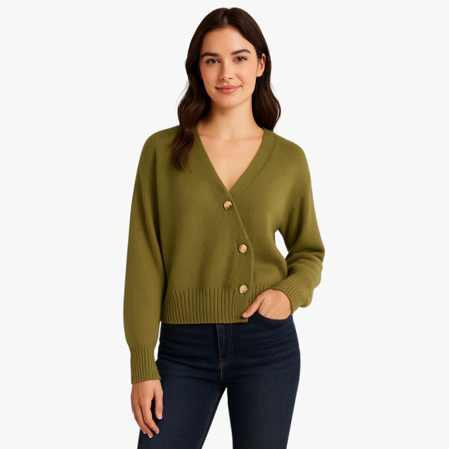 Leah | Uldcardigan i blødt cashmere med nålepinde, oversized elegance til foråret og efteråret - - Leah | Uldcardigan i blødt cashmere med nålepinde, oversized elegance til foråret og efteråret - €25 - {{ product_tags }