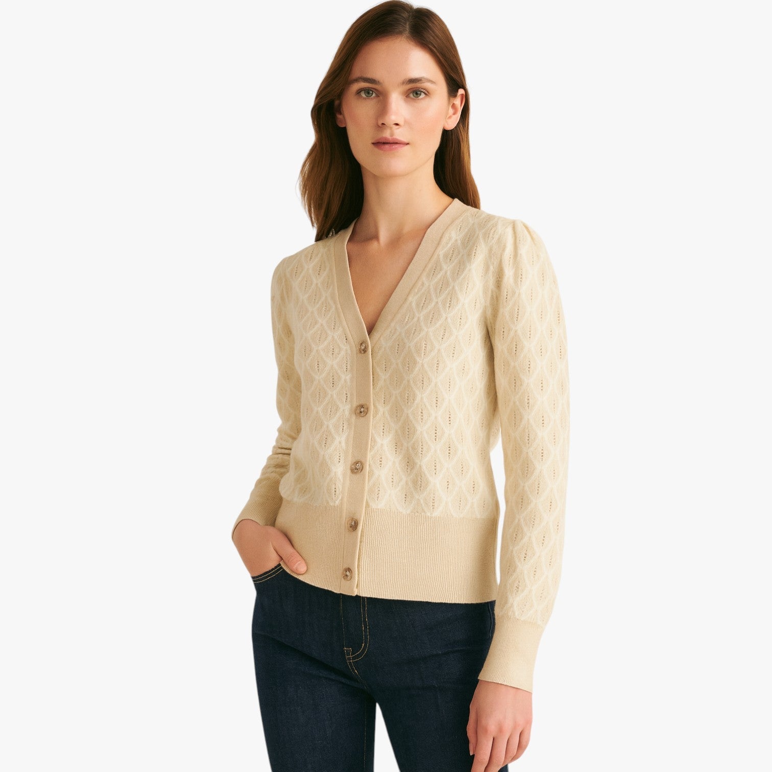 Alora | Kvinder-pailletcardigan: åndbar elegance og afslappet stil - - Alora | Kvinder-pailletcardigan: åndbar elegance og afslappet stil - €25 - {{ product_tags }