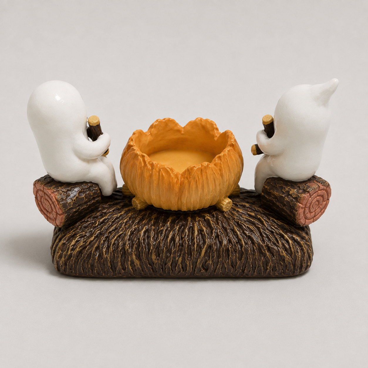 Spøgelses Lysestage til Halloween - Harpiks 12x7 cm Dekoration - - Gifts – Seasonal – Halloween - {{ product_tags }