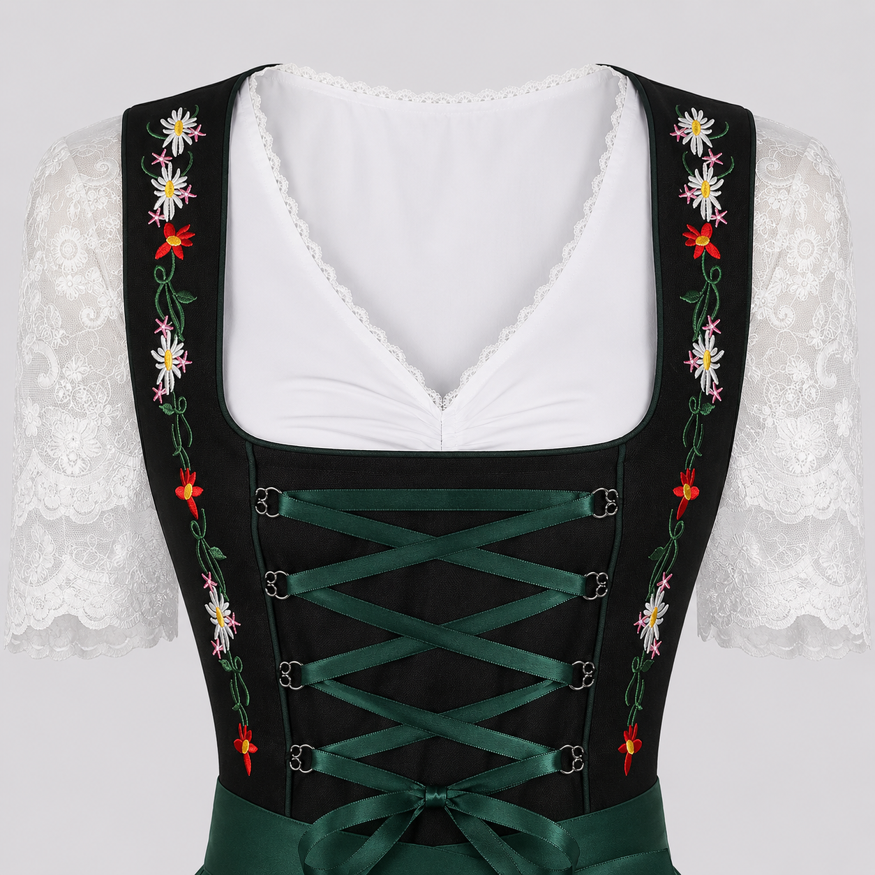 Dirndl Kjole Dame Grøn Klassisk Oktoberfest Stil - - Gifts – Seasonal – Oktoberfest - {{ product_tags }