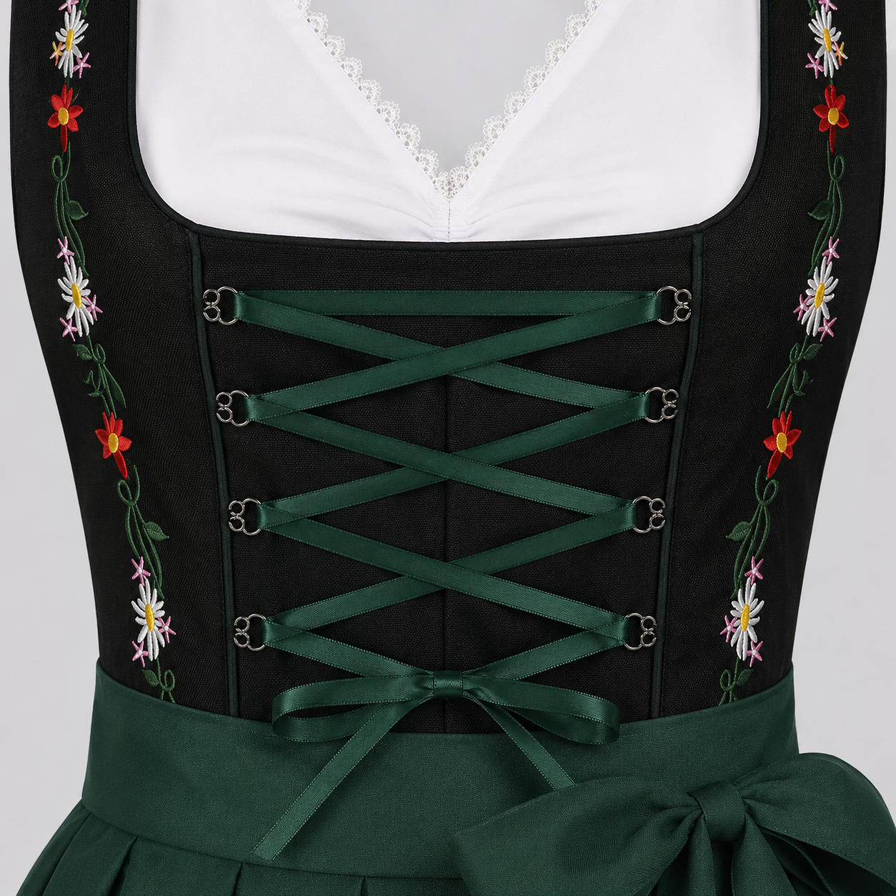 Dirndl Kjole Dame Grøn Klassisk Oktoberfest Stil - - Gifts – Seasonal – Oktoberfest - {{ product_tags }