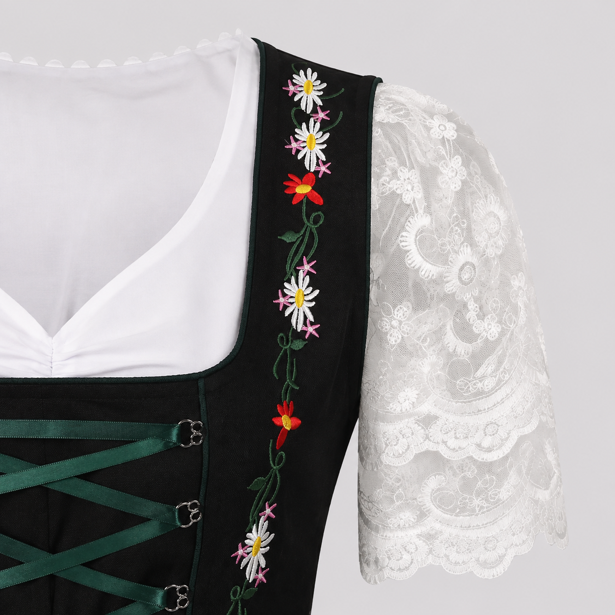 Dirndl Kjole Dame Grøn Klassisk Oktoberfest Stil - - Gifts – Seasonal – Oktoberfest - {{ product_tags }