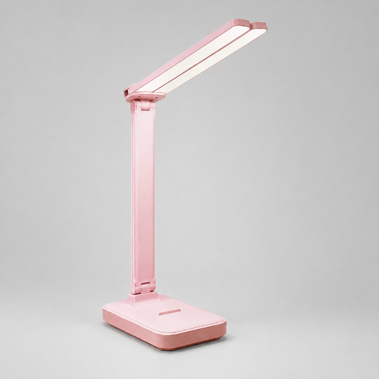 Trådløs LED Skrivebordslampe - Genopladelig, dæmpbar, foldbar ABS - Lyserød - HL – Lighting – Indoor – Table Lamps - {{ product_tags }