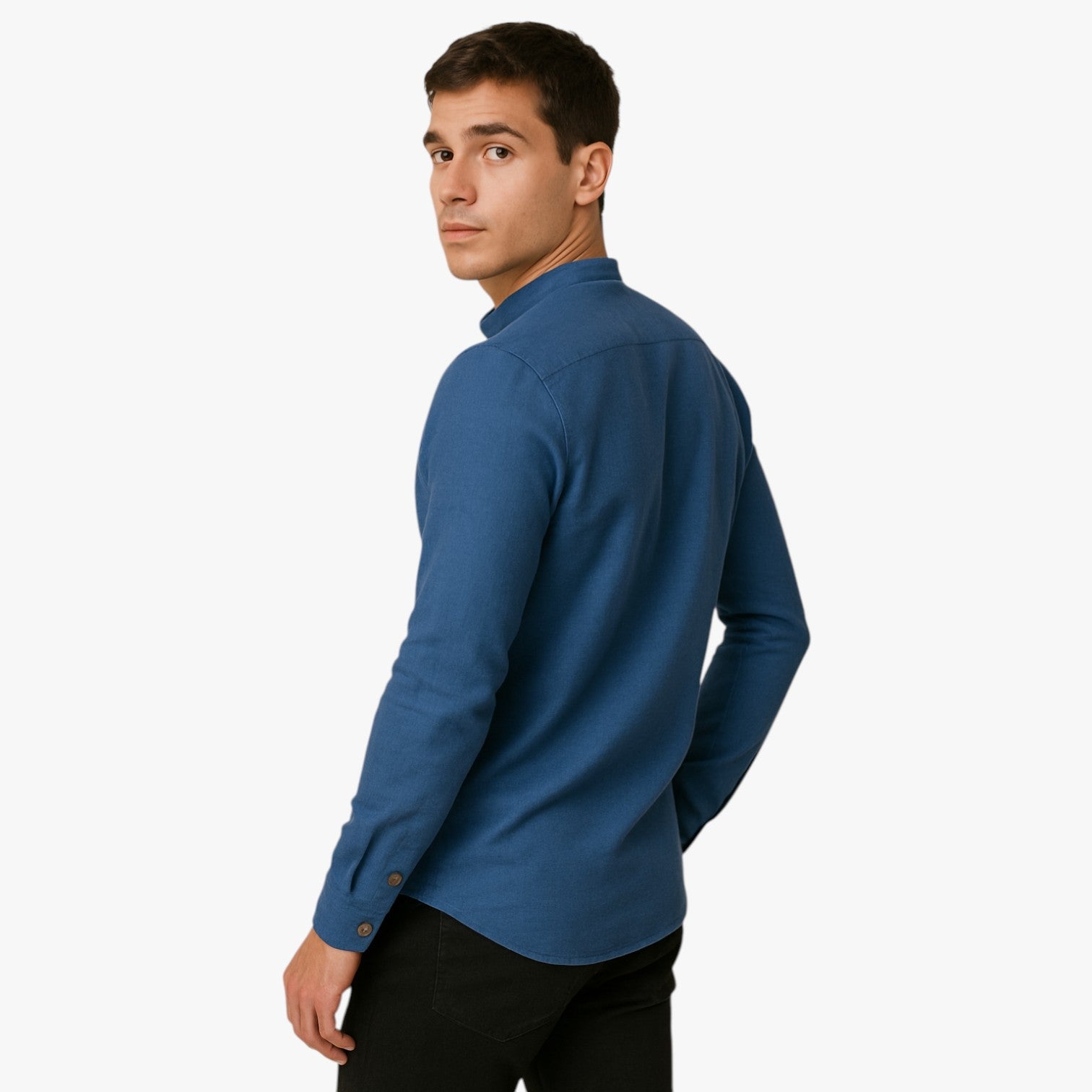 Railey | Herrebluse i bomuld og hør - Forårsfryd med afslappet stil - - Railey | Herrebluse i bomuld og hør - Forårsfryd med afslappet stil - €25 - {{ product_tags }