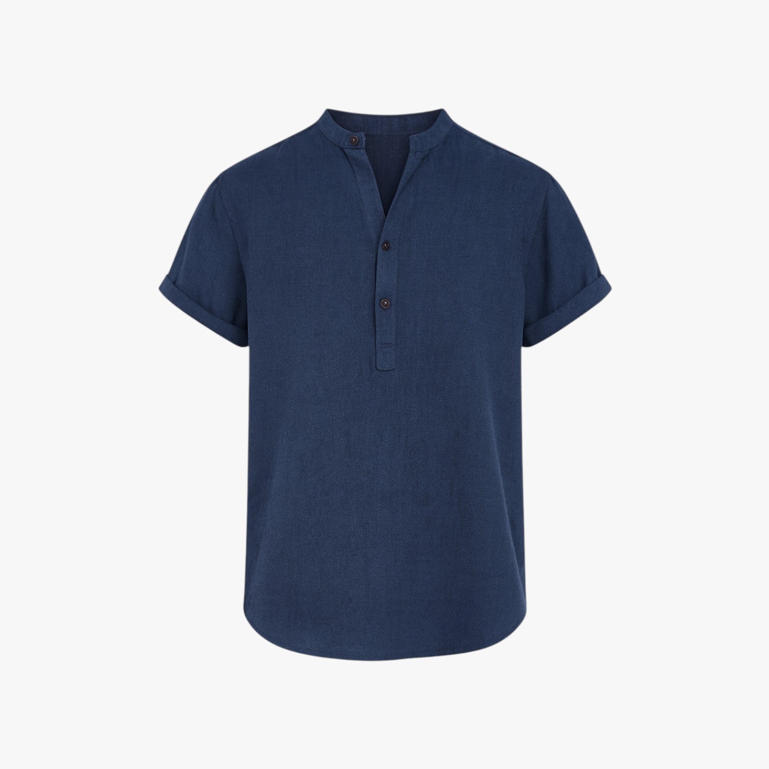 Albert | Linneherre skjorte - Lethed og stil til hver dag - Flådefarvet - Albert | Linneherre skjorte - Lethed og stil til hver dag - €25 - {{ product_tags }