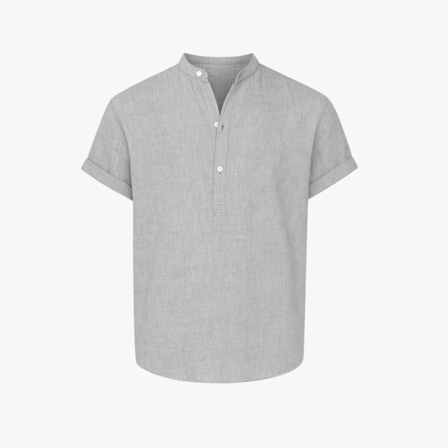 Albert | Linneherre skjorte - Lethed og stil til hver dag - Grå - Albert | Linneherre skjorte - Lethed og stil til hver dag - €25 - {{ product_tags }