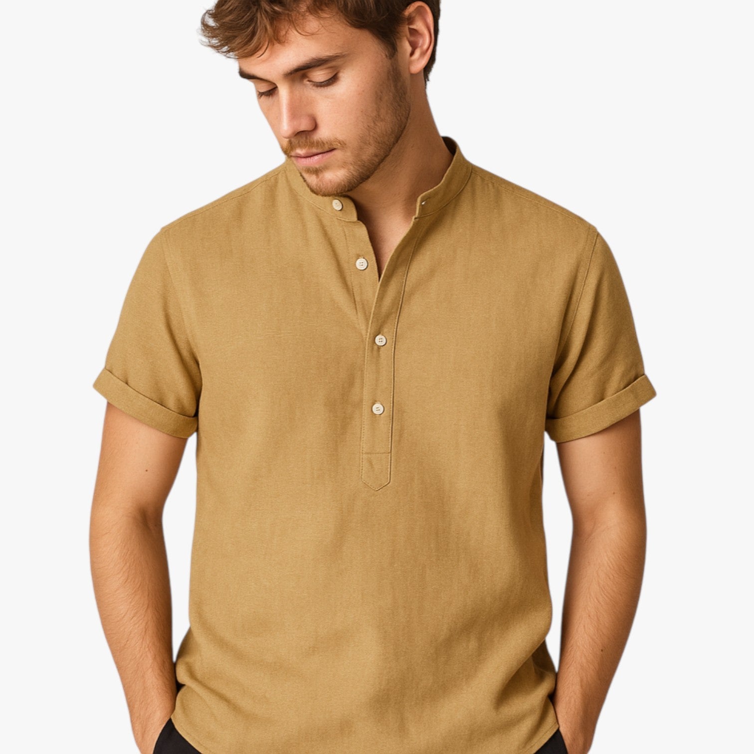 Albert | Linneherre skjorte - Lethed og stil til hver dag - - Albert | Linneherre skjorte - Lethed og stil til hver dag - €25 - {{ product_tags }
