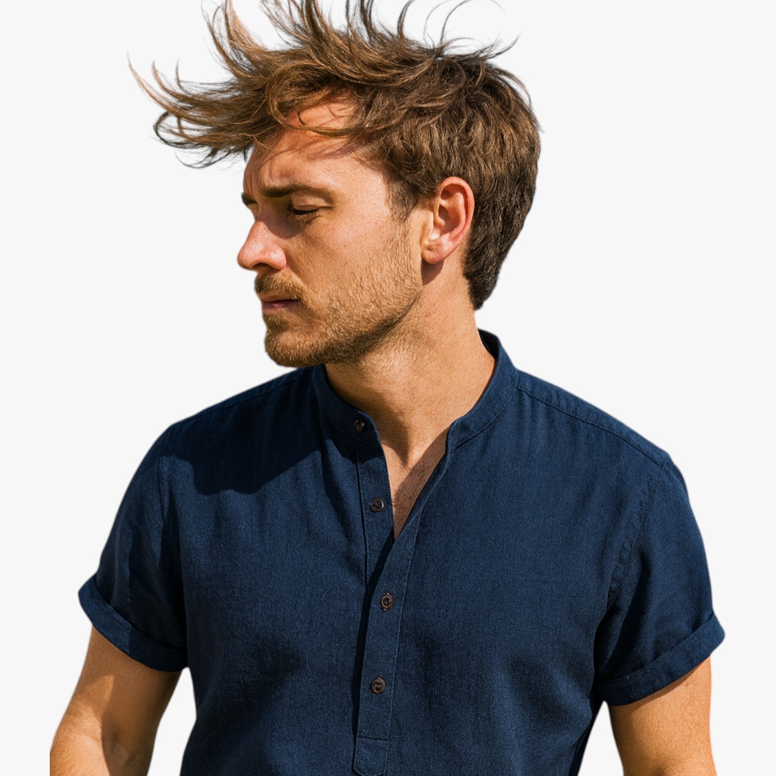 Albert | Linneherre skjorte - Lethed og stil til hver dag - - Albert | Linneherre skjorte - Lethed og stil til hver dag - €25 - {{ product_tags }
