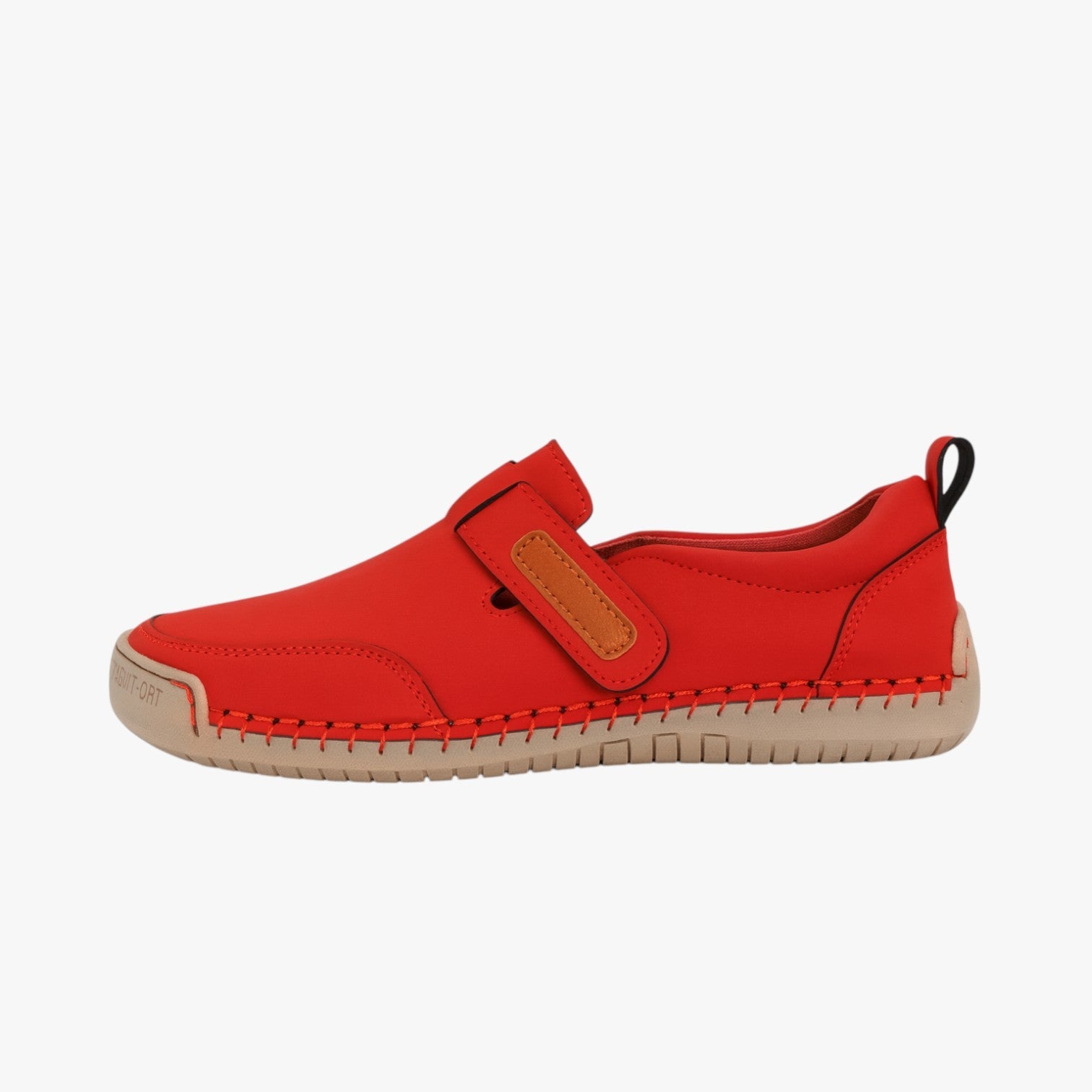 Alexandra | Læderdamessko i mokkasiner - Håndlavet komfort til hvert skridt - Rød - Alexandra | Læderdamessko i mokkasiner - Håndlavet komfort til hvert skridt - €25 - {{ product_tags }