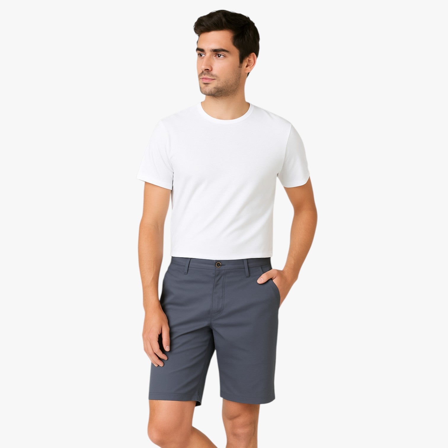 Grant | Herreshorts i stretchbomuld: premium komfort til afslapning - - Grant | Herreshorts i stretchbomuld: premium komfort til afslapning - €25 - {{ product_tags }