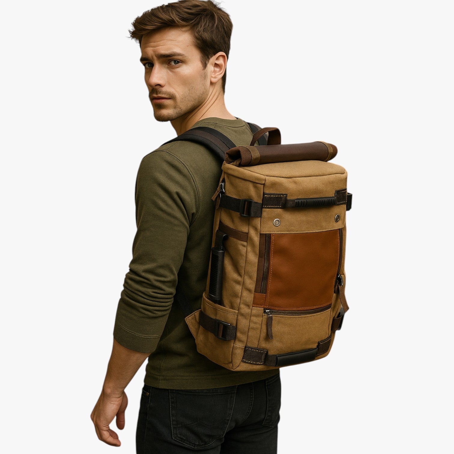 Jonas | Campingrygsæk: vandtæt, rummelig og klar til alle eventyr - - Jonas | Campingrygsæk: vandtæt, rummelig og klar til alle eventyr - €25 - {{ product_tags }