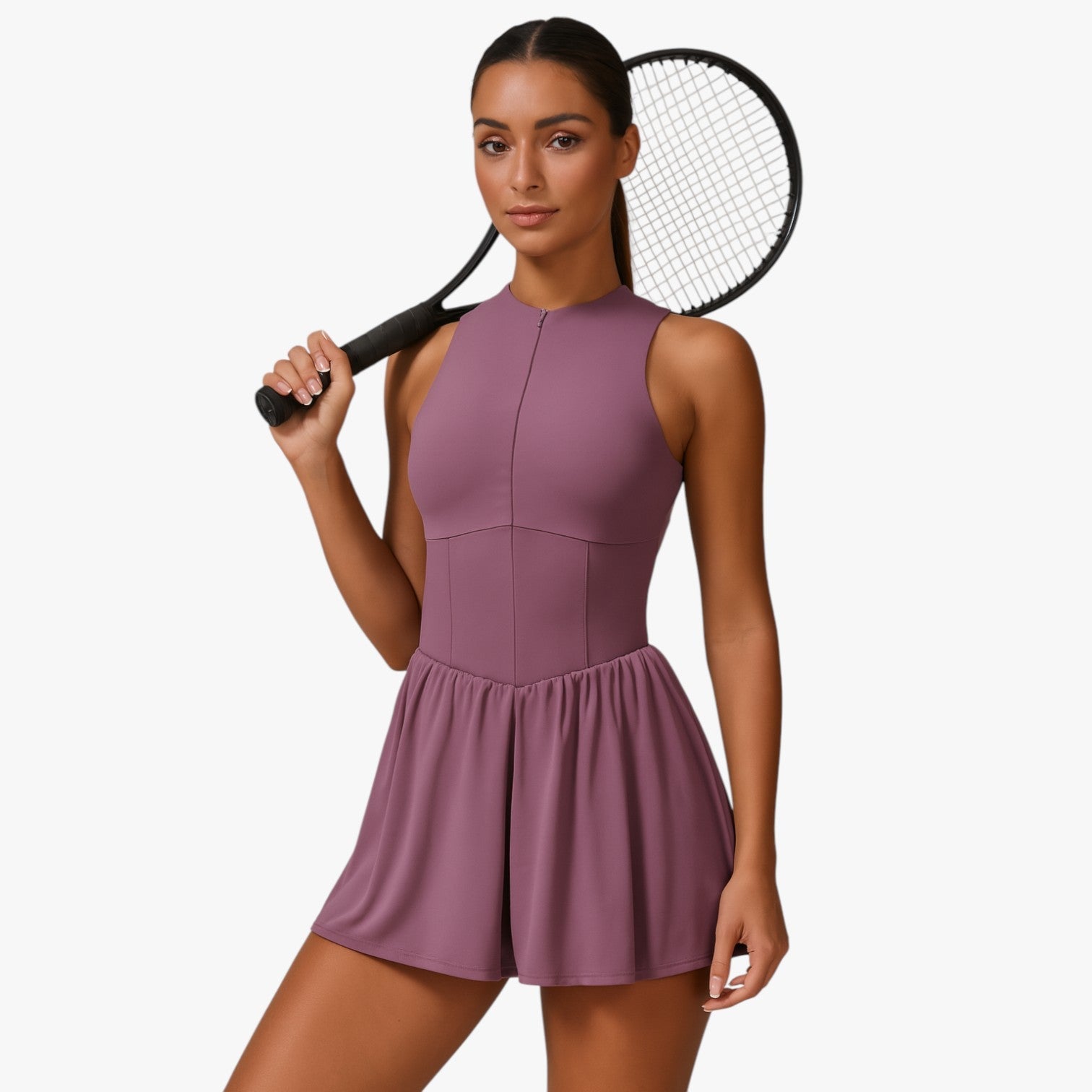 Athena | Komplett tennisnederdel med indbygget push-up brystholder - - Athena | Komplett tennisnederdel med indbygget push-up brystholder - €25 - {{ product_tags }