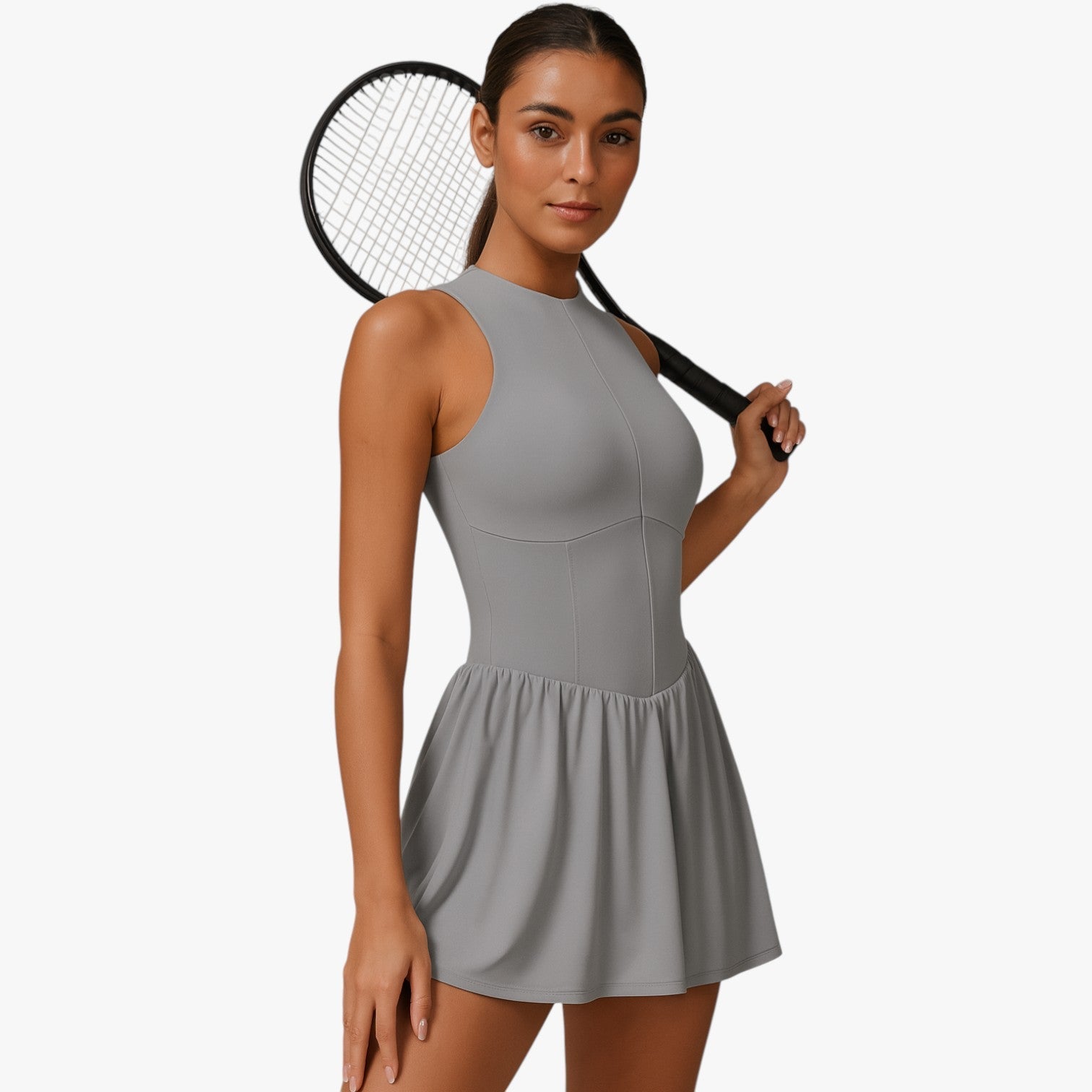 Athena | Komplett tennisnederdel med indbygget push-up brystholder - - Athena | Komplett tennisnederdel med indbygget push-up brystholder - €25 - {{ product_tags }