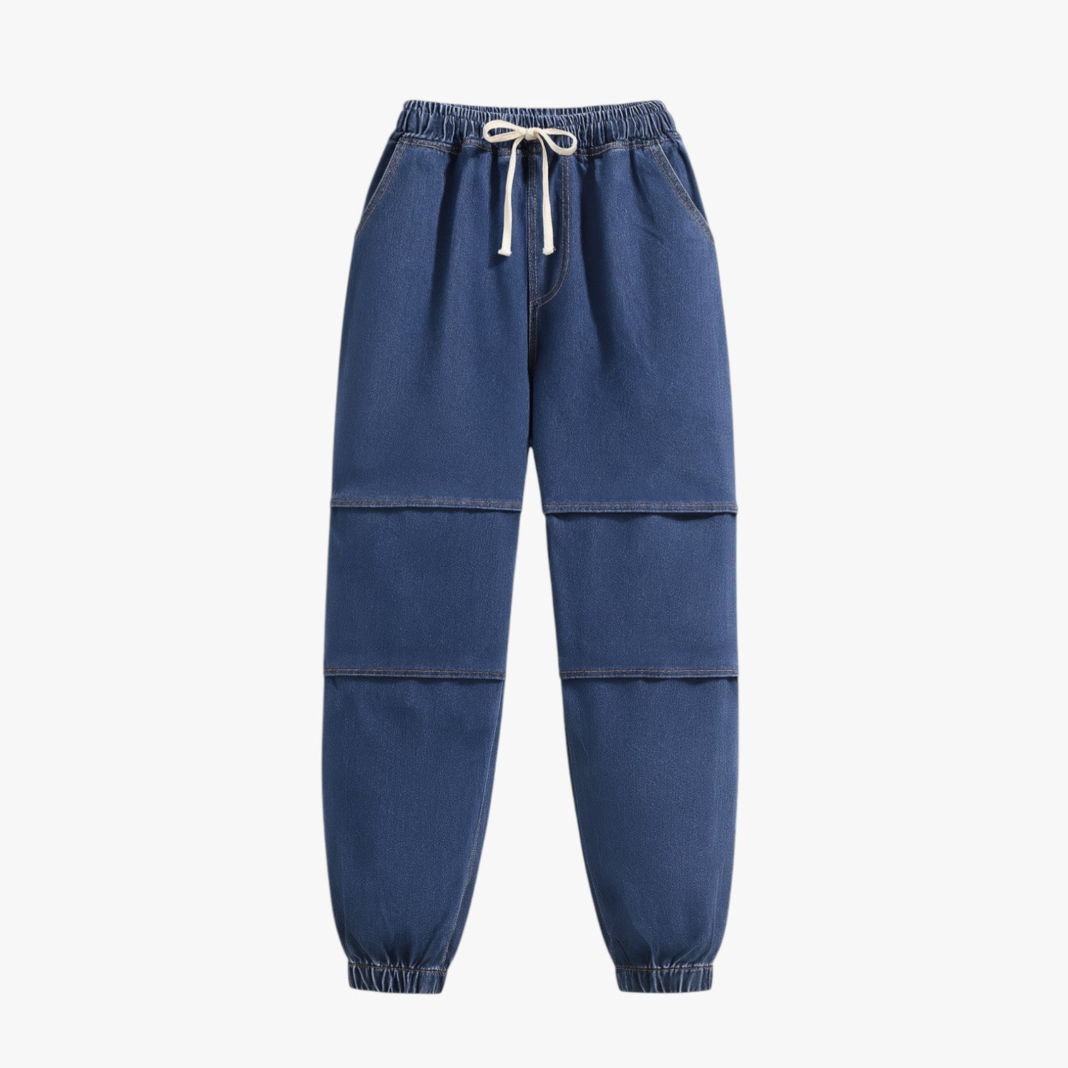 Bridget | Comfort Vintage - Udendørs oversized jeans med elastik i taljen - mørk blå - Bridget | Comfort Vintage - Udendørs oversized jeans med elastik i taljen - €25 - {{ product_tags }