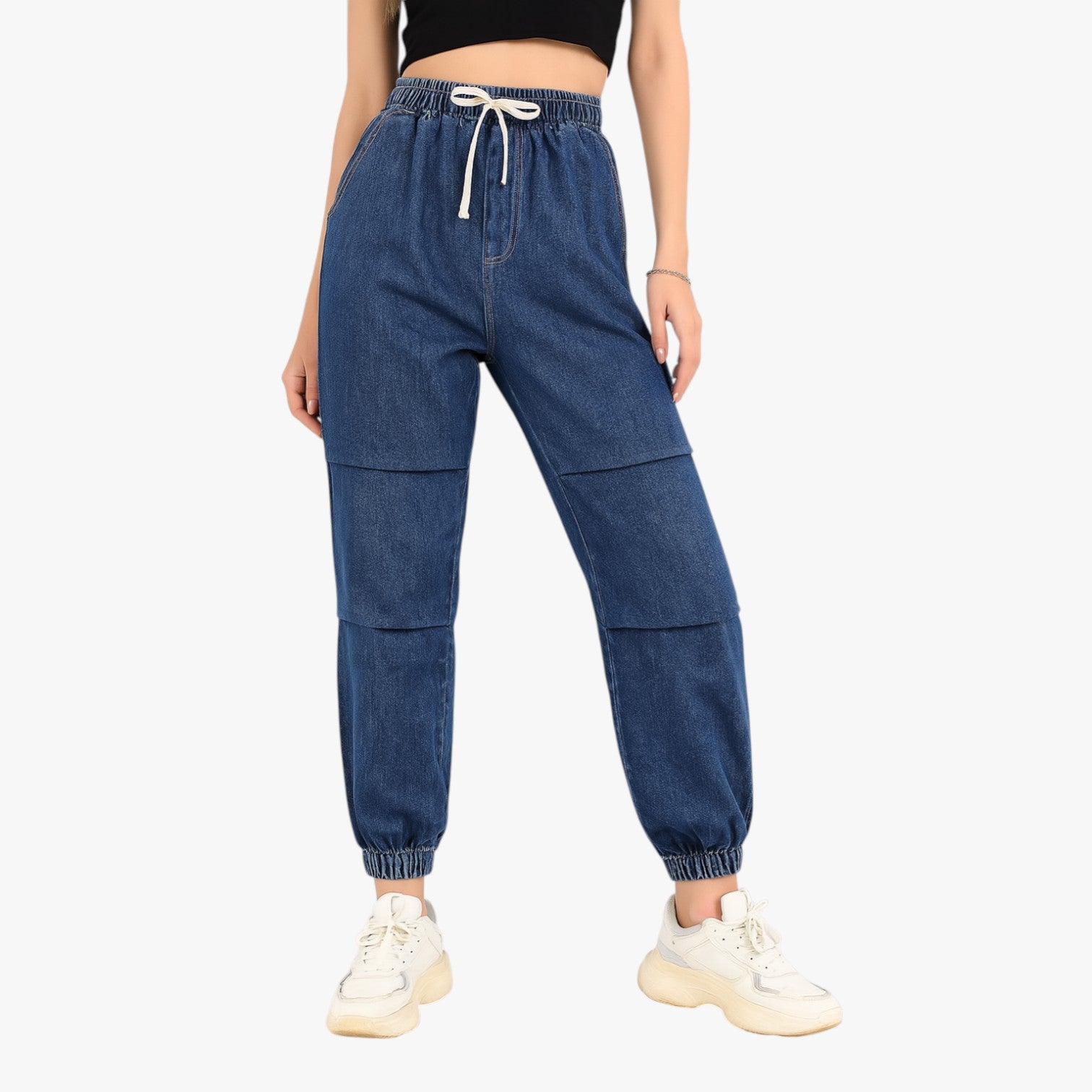 Bridget | Comfort Vintage - Udendørs oversized jeans med elastik i taljen - - Bridget | Comfort Vintage - Udendørs oversized jeans med elastik i taljen - €25 - {{ product_tags }