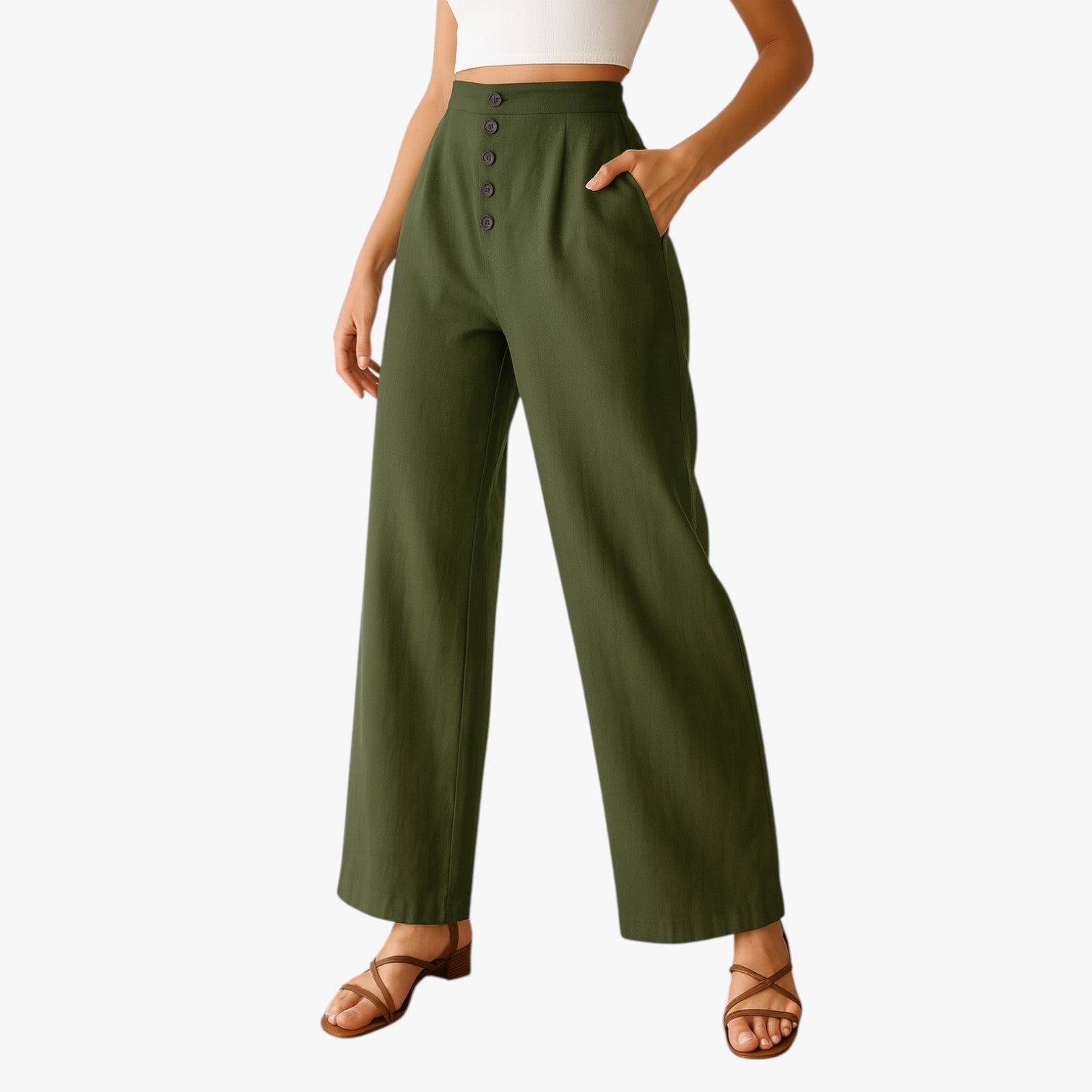 Vannesa | Kvinders sommershorts - Friske, komfortable og krølfri i linned og bomuld - - Vannesa | Sommerbukser til kvinder - Kølige, komfortable og krølfrie i hør og bomuld - €25 - {{ product_tags }