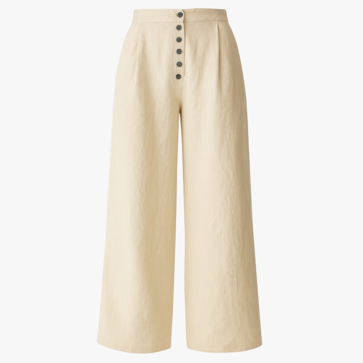Vannesa | Kvinders sommershorts - Friske, komfortable og krølfri i linned og bomuld - Khaki - Vannesa | Sommerbukser til kvinder - Kølige, komfortable og krølfrie i hør og bomuld - €25 - {{ product_tags }