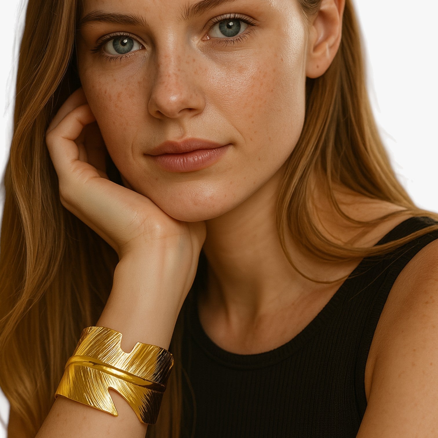 Jade | Boho Cuff Justerbart Armbånd i Rustfrit Stål – Vintage Stil eManco - - Jade | Boho Cuff Justerbart Armbånd i Rustfrit Stål – Vintage Stil eManco - €25 - {{ product_tags }