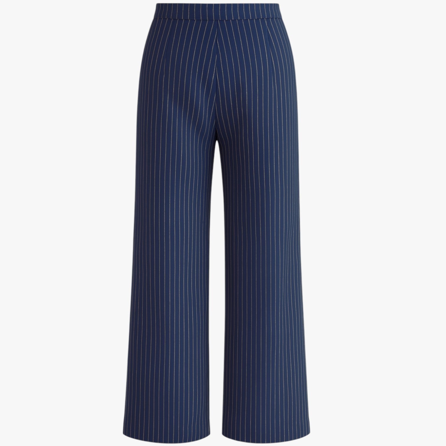 Sarah | Brogede og bukser med brede ben og folder - Marineblå - Sarah | Brogede og bukser med brede ben og folder - €25 - {{ product_tags }