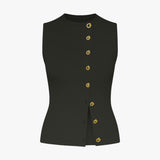 Agnes | Asymmetric buttoned vest