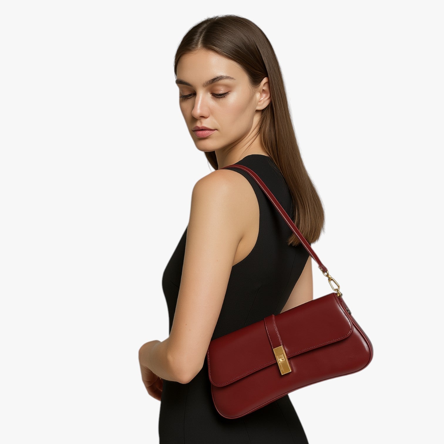 Alaia | Baguette Taske i Ægte Læder af Eksklusiv Kvalitet - - Alaia | Baguette Taske i Ægte Læder af Eksklusiv Kvalitet - €25 - {{ product_tags }